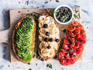 vegan food platter